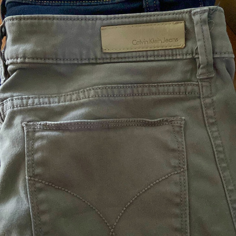 Calvin Klein Gray Skinny Pants